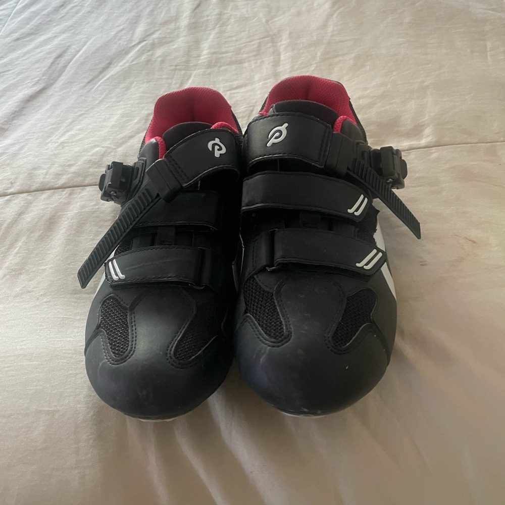 Peloton Black and Pink Cycling Shoes